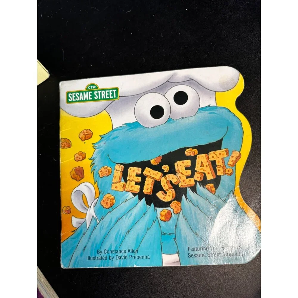 Lot of 6 Sesame Street books Count‎ Bert Ernie Treasury Elmo Cookie Monster